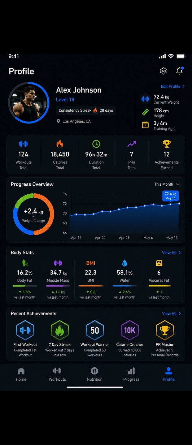 ForgeFit app โ Profile